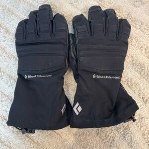 Black Diamond Insulated Black Mittens